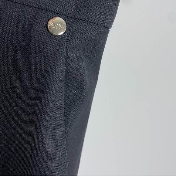 MaxMara Straight Leg Black Trousers - Picture 7 of 8